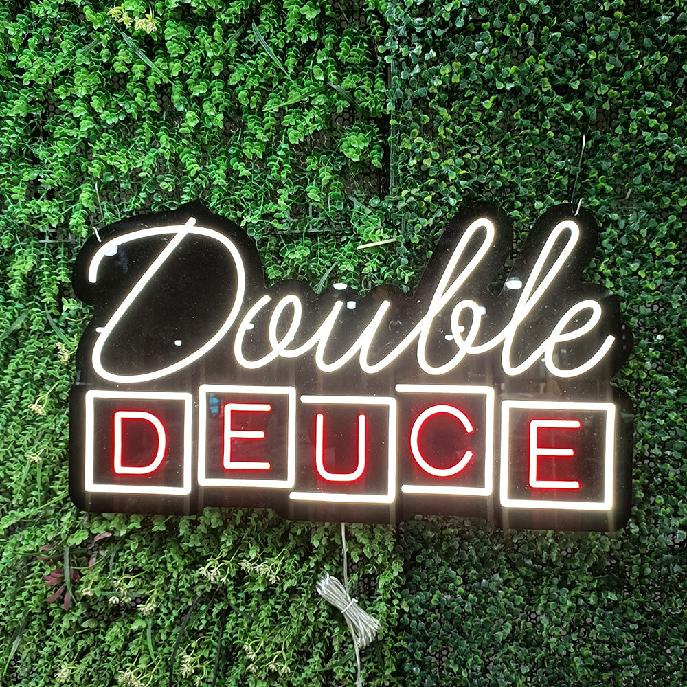 Double Deuce Neon Sign