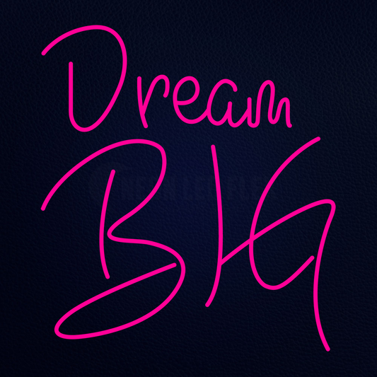Dream Big Neon Sign