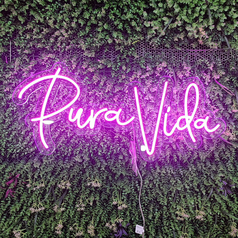 Pura Vida Neon Sign