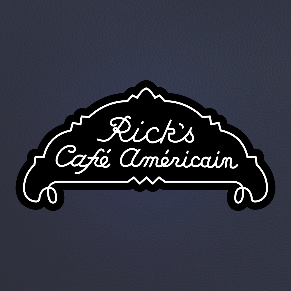 Rick's Cafe Americain Casablanca Neon Sign