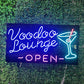 Voodoo Lounge Open Neon Sign