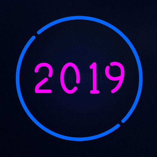 2019 Emoji Neon Flex Sign