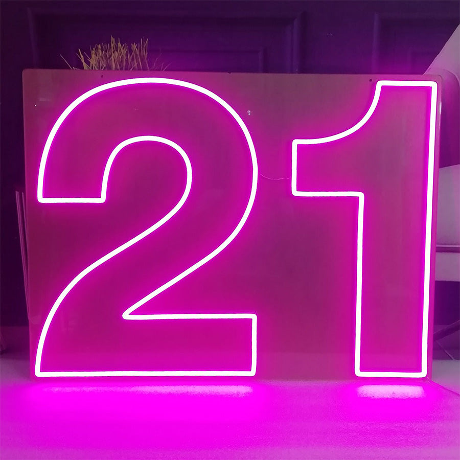 21 Sign Led 21 Neon Sign – NEON-LEDFLEX