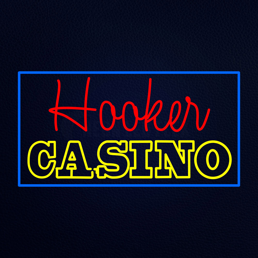 2Hooker Casino Neon Flex Sign