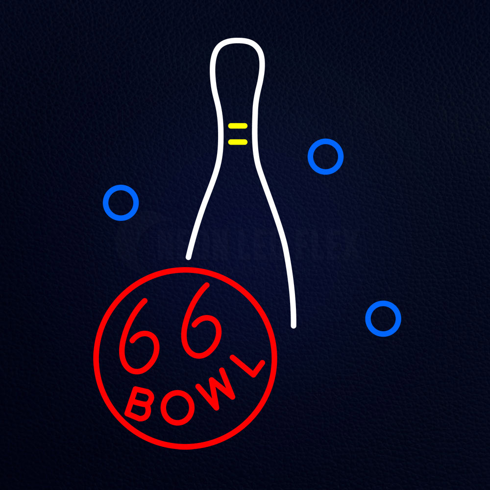 66 Bowl Neon Flex Sign