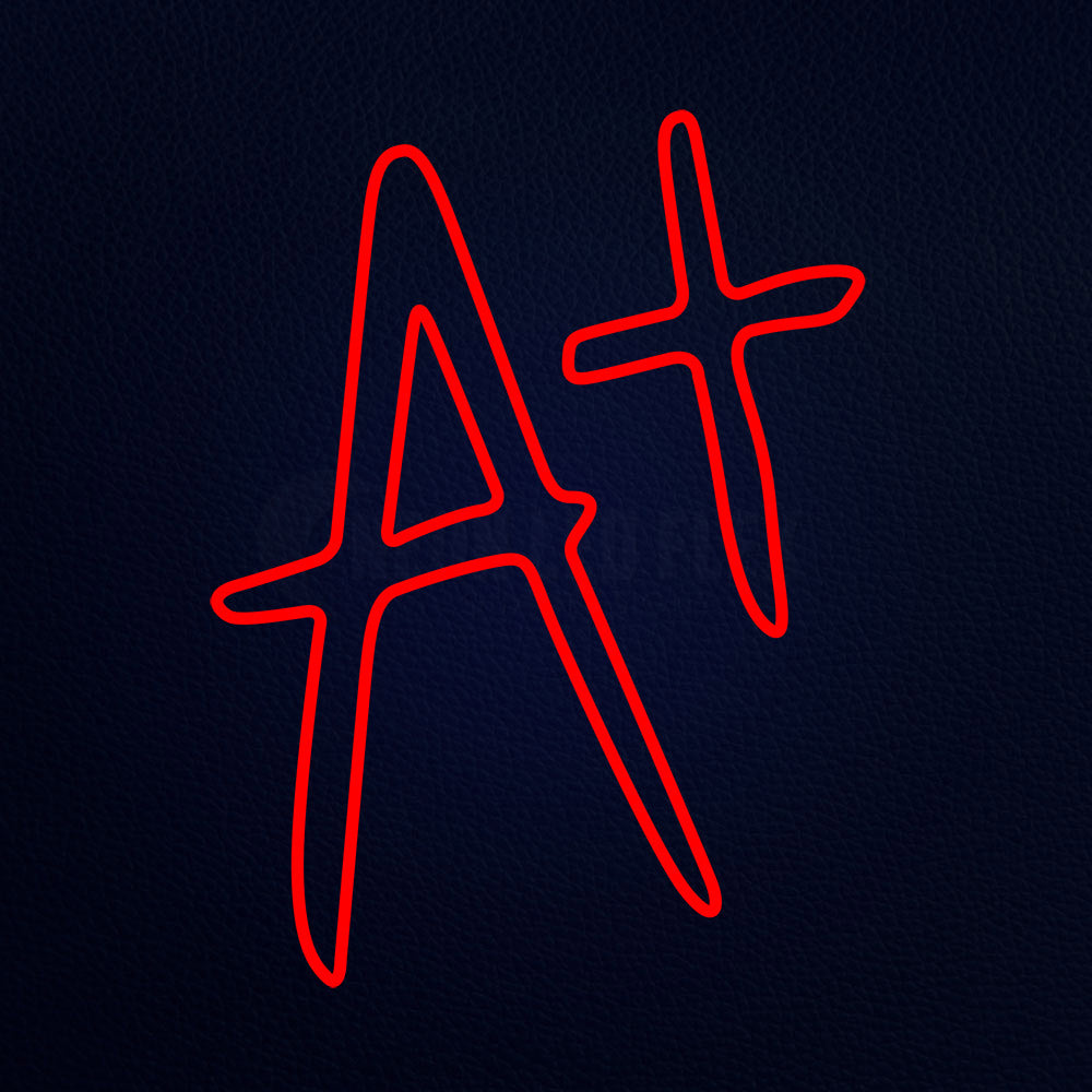 A Plus Mathnasium Big Neon Sign – NEON-LEDFLEX