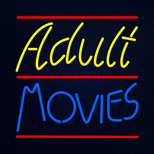 Adult Movies Neon Flex Sign