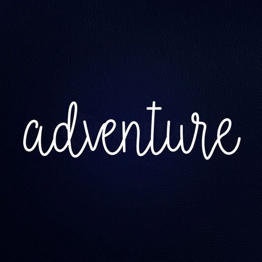 Adventure Neon Flex Sign