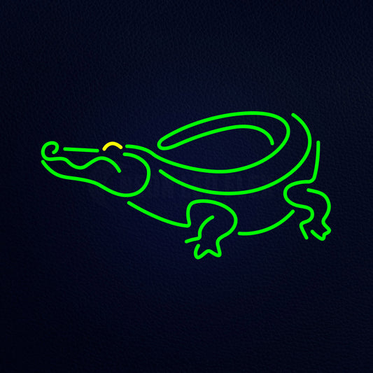 Alligator Listing Neon Flex Sign