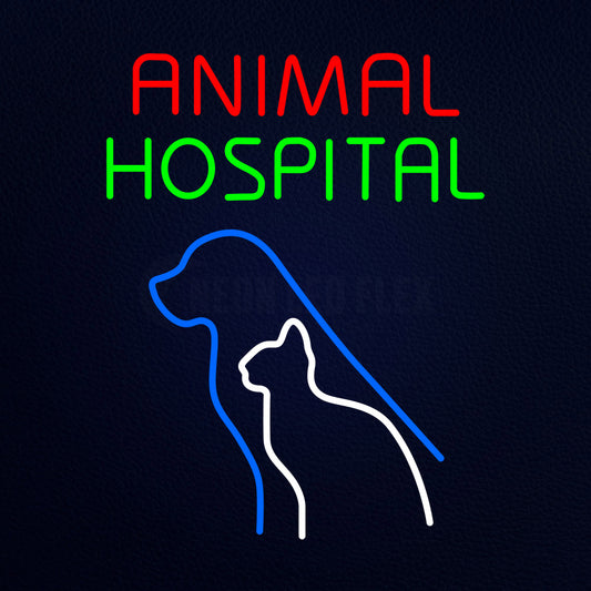 Animal Hospital Neon Flex Sign