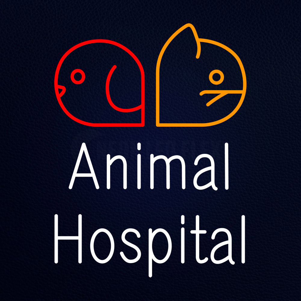 Animal Hospital Neon Flex Sign