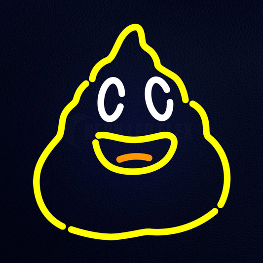 Anniversary Of Poop Emoji Neon Flex Sign