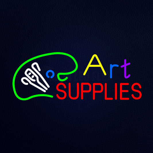 Art Supplies With Logo Neon Flex Sign