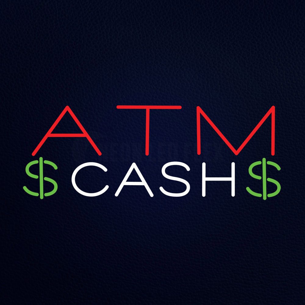 Atm Cash Neon Flex Sign