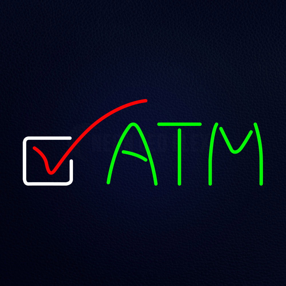 Atm Neon Flex Sign