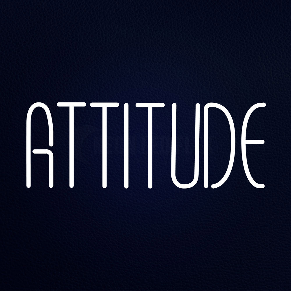 Attitude Neon Flex Sign