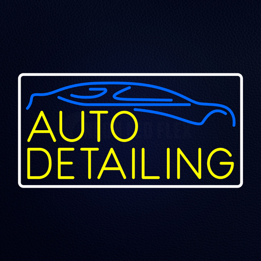 Auto Detailing Neon Sign