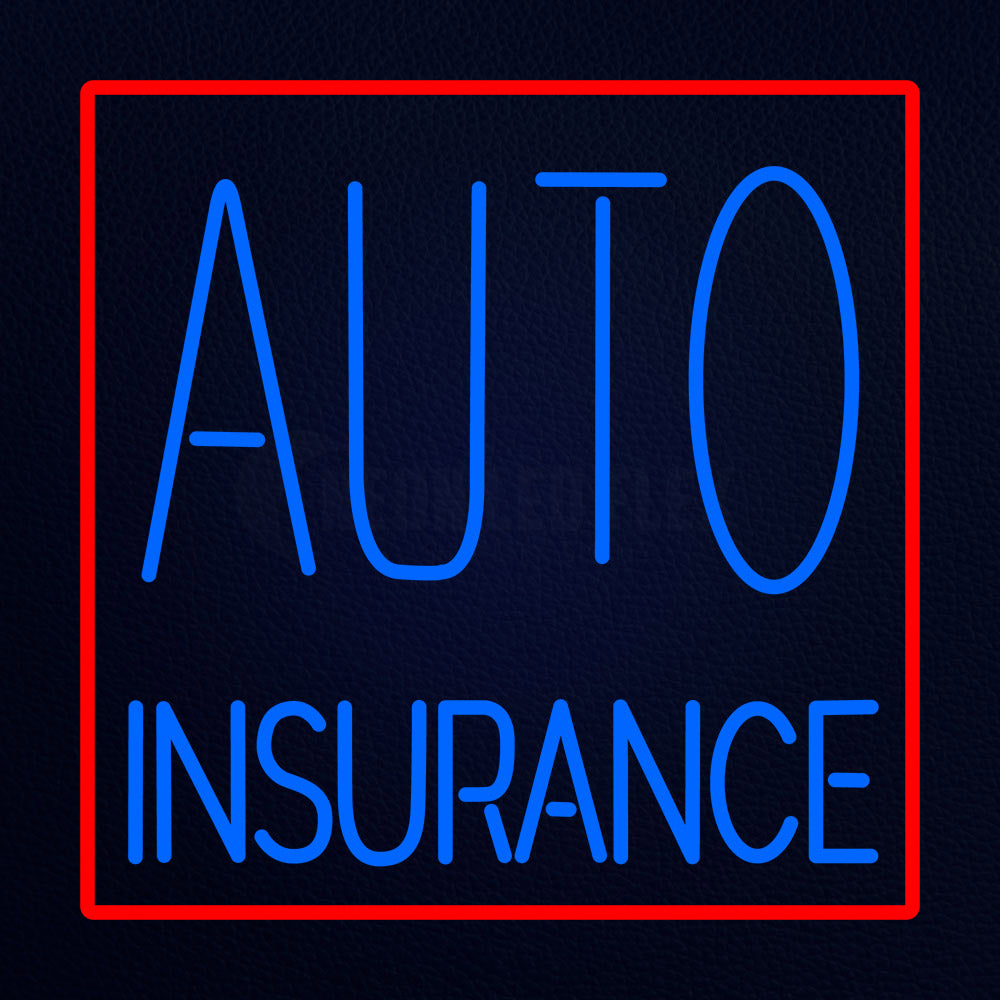 Auto Insurance Neon Flex Sign