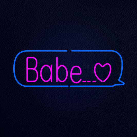 Babe Neon Flex Sign