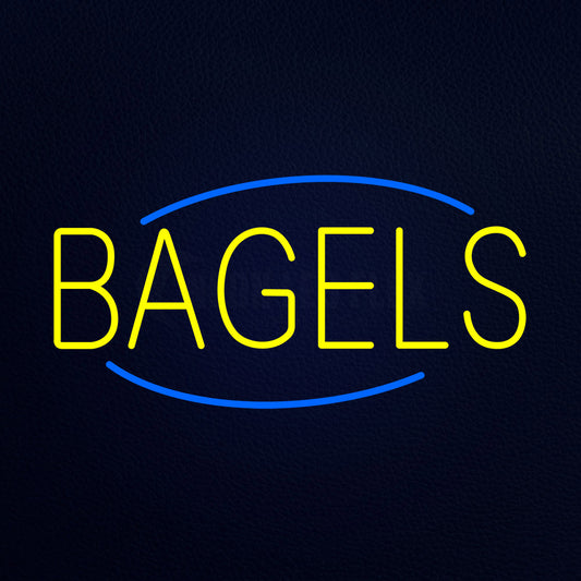 Bagels Animated Neon Flex Sign