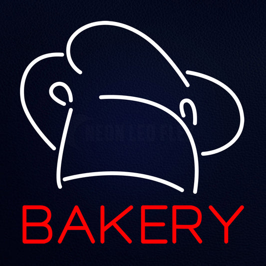 Bakery Hat Neon Flex Sign