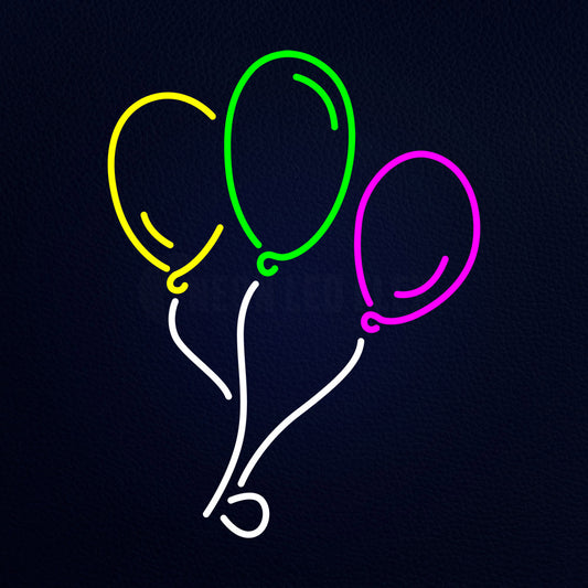 Baloons Neon Flex Sign