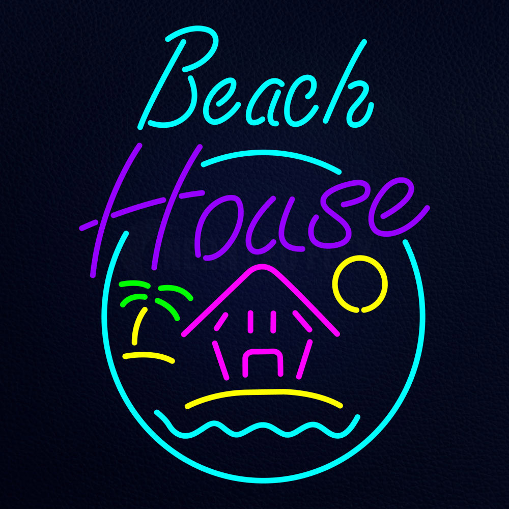 Beach House Neon Flex Sign