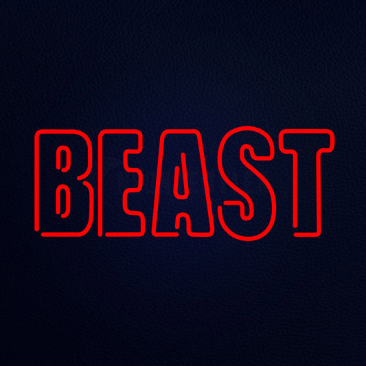 Beast Neon Flex Sign