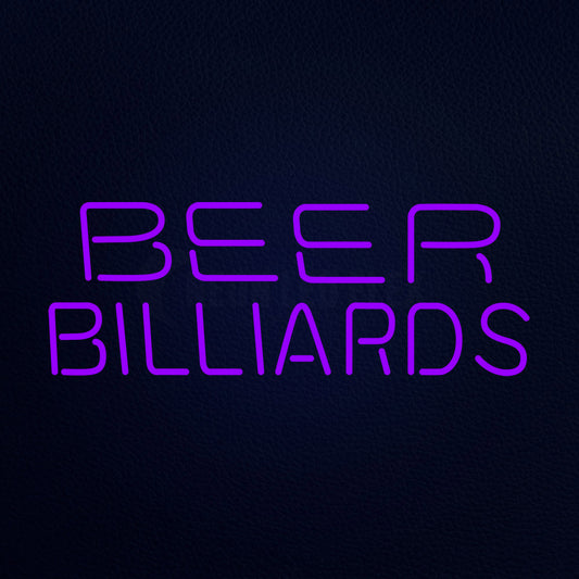 Beer Billiards Neon Flex Sign