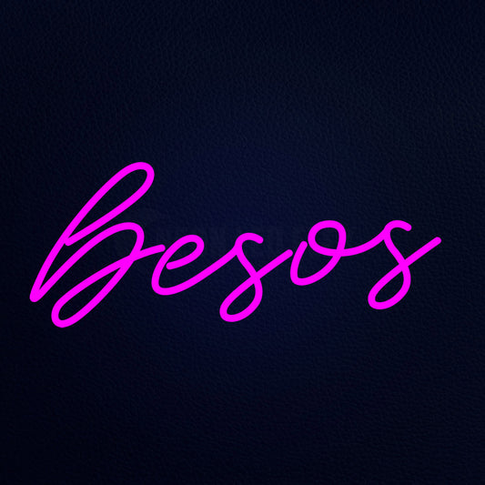 Besos Neon Flex Sign