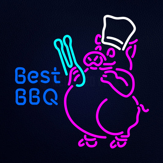 Best Bbq Logo Neon Flex Sign