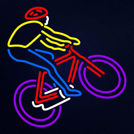 Bicycle Racer Neon Flex Sign