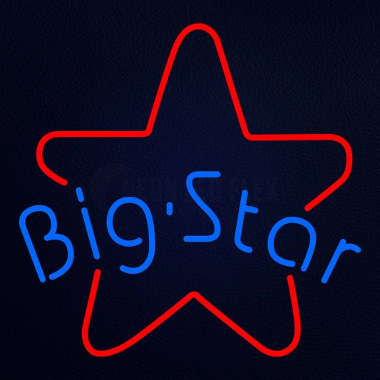 Big Star Neon Flex Sign