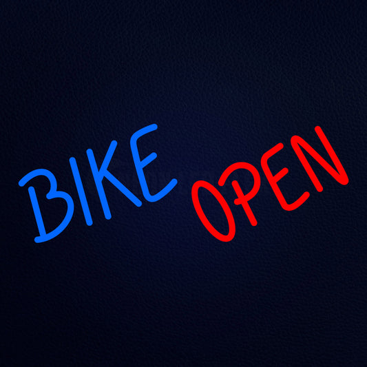 Bike Open Neon Flex Sign