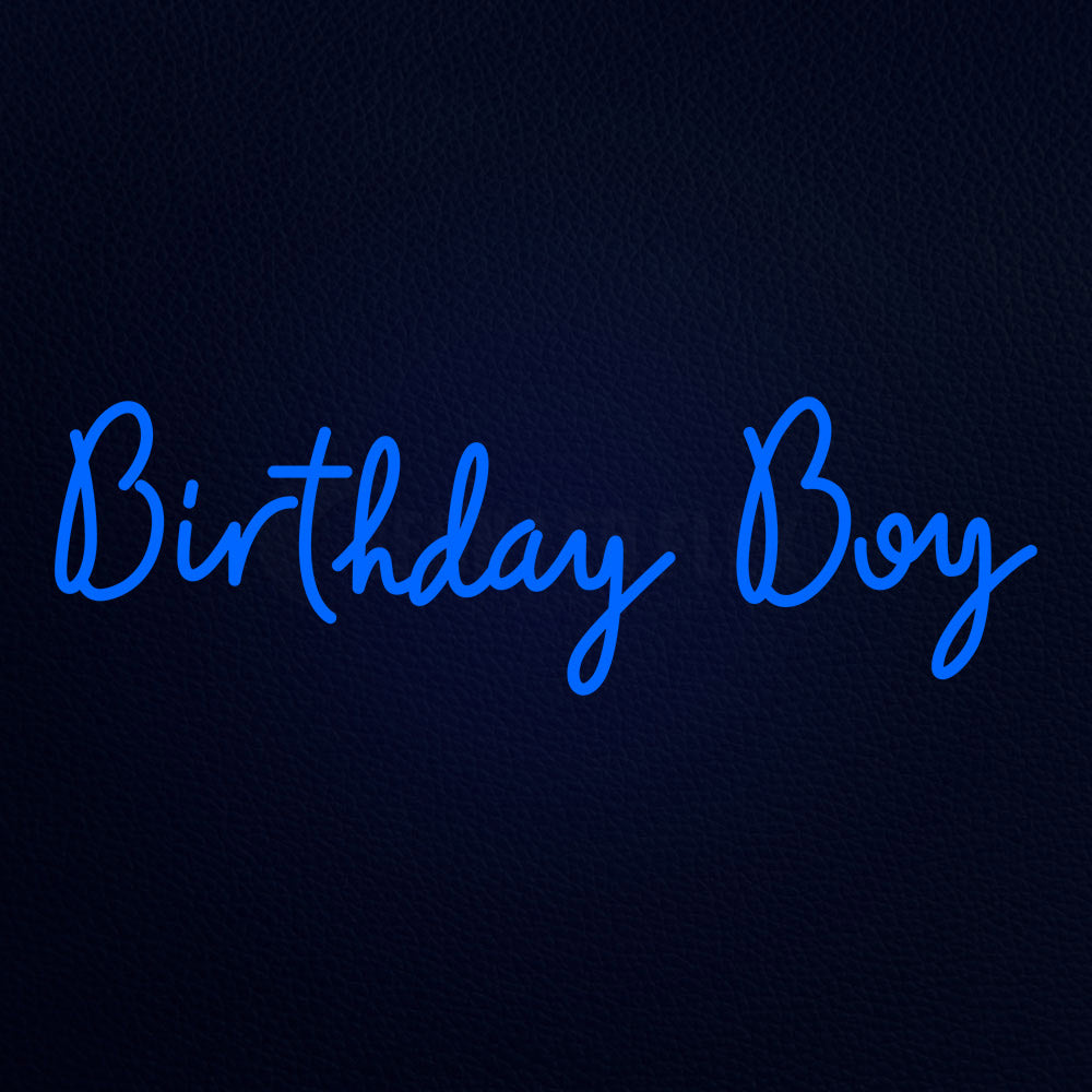 Birthday Boy Neon Flex Sign