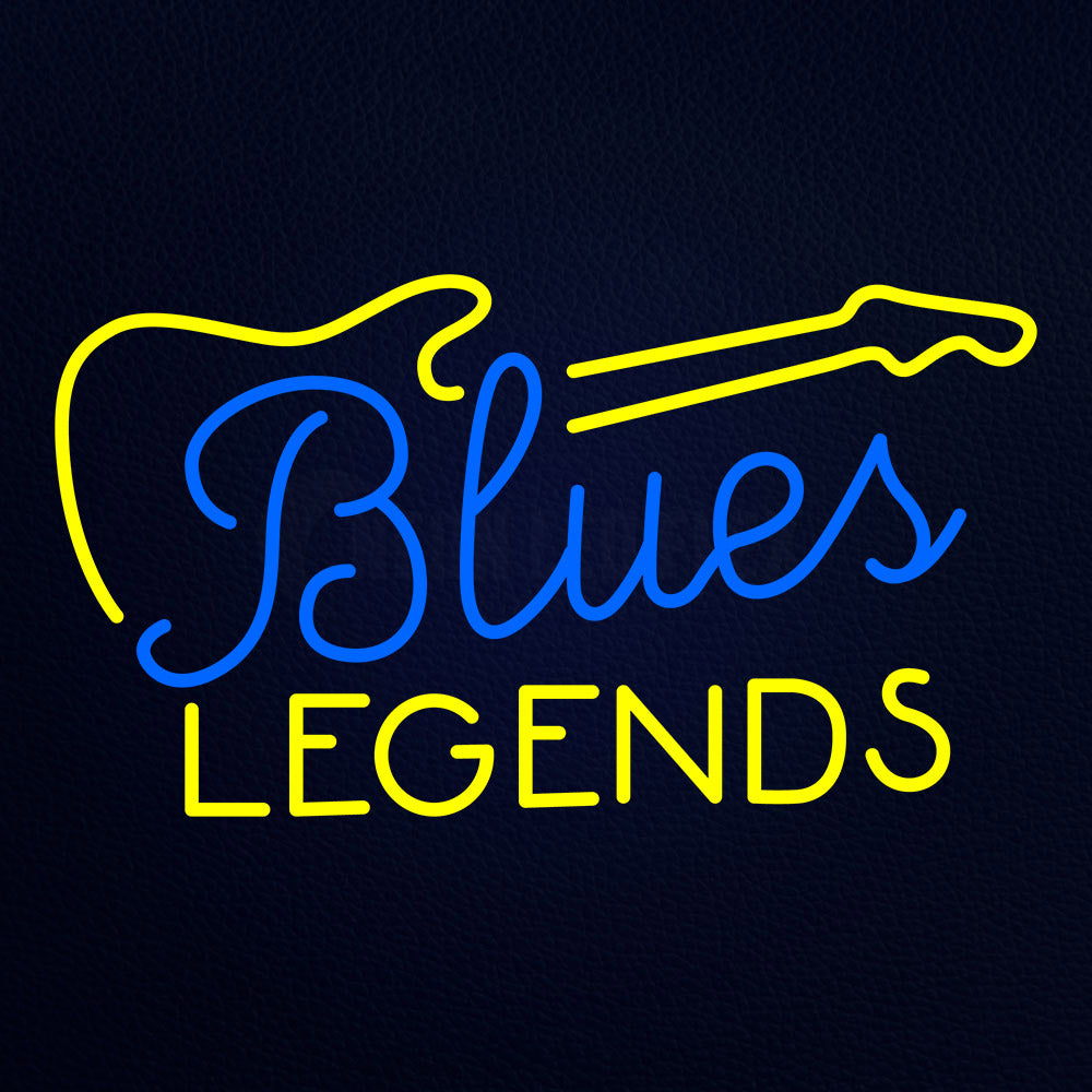 Blues Legends Neon Flex Sign