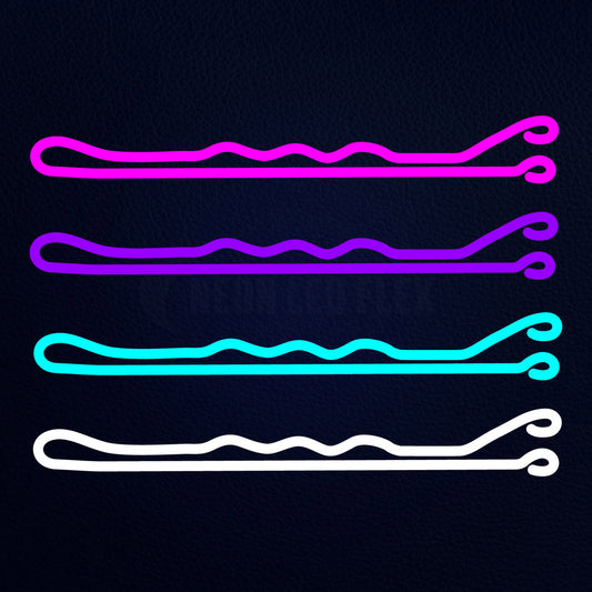 Bobby Pin Neon Flex Sign