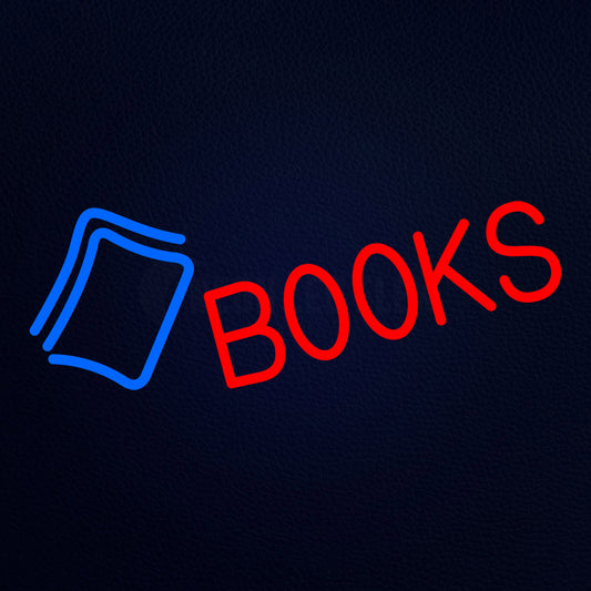 Books Neon Flex Sign