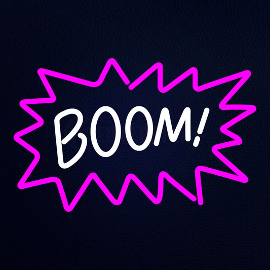 Boom Neon Flex Sign