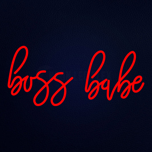 Boss Bade Neon Flex Sign