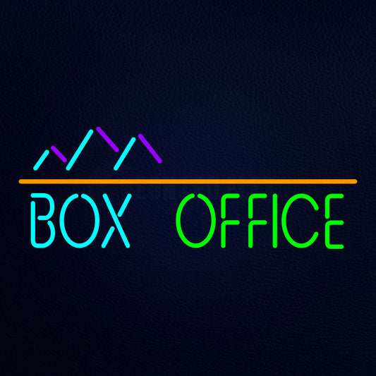 Box Office Block Neon Flex Sign