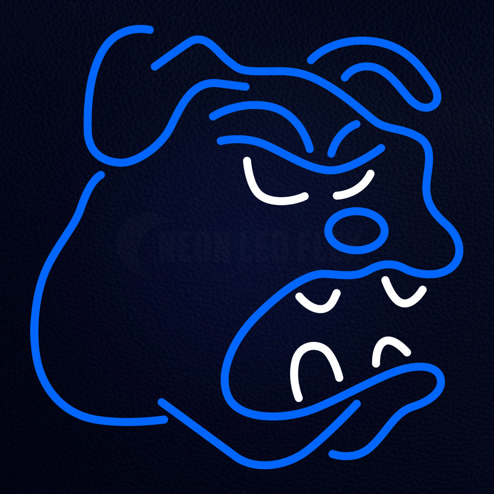 Bull Dog Logo Neon Flex Sign