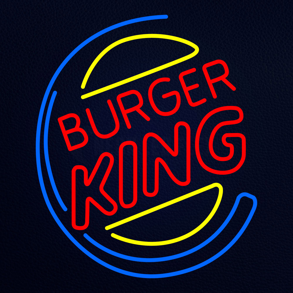 Burger King Double Stroke Neon Flex Sign