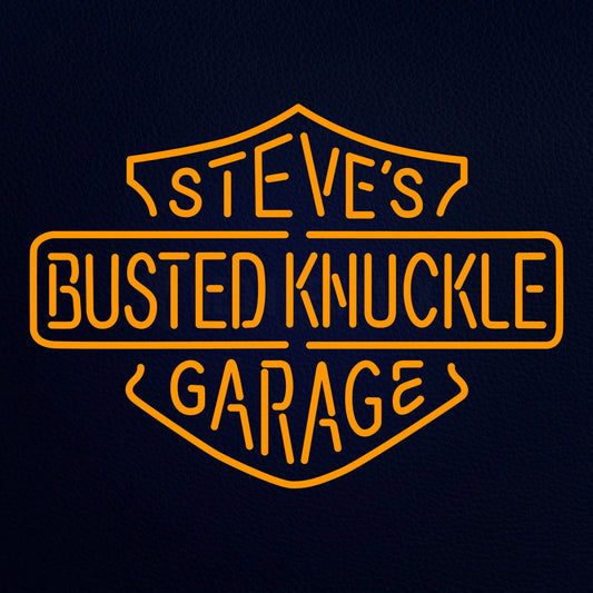 Busted Knuckle Steves Garage Neon Flex Sign