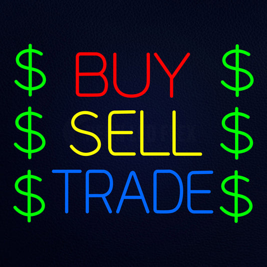 Buy Sell Trade Neon Flex Sign