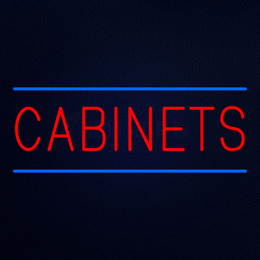 Cabinets Neon Flex Sign