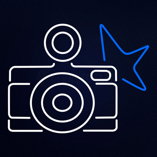 Camera Neon Flex Sign