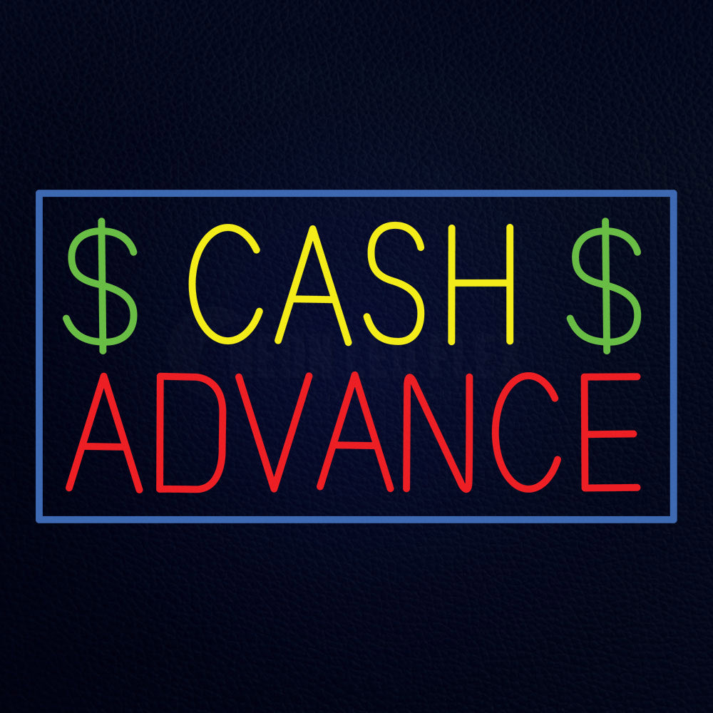 Cash Advance Neon Flex Sign