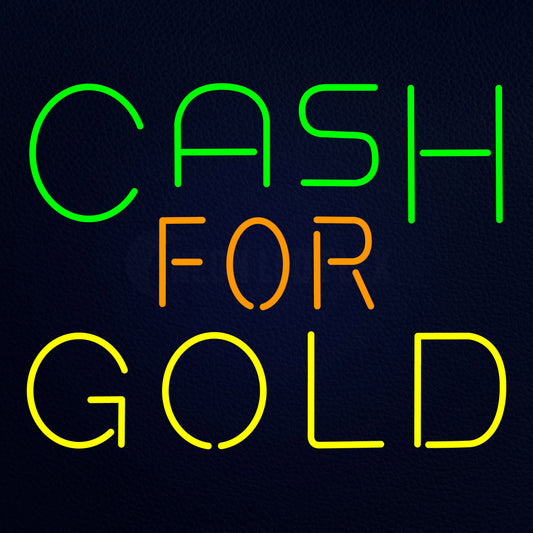 Cash For Gold Neon Flex Sign