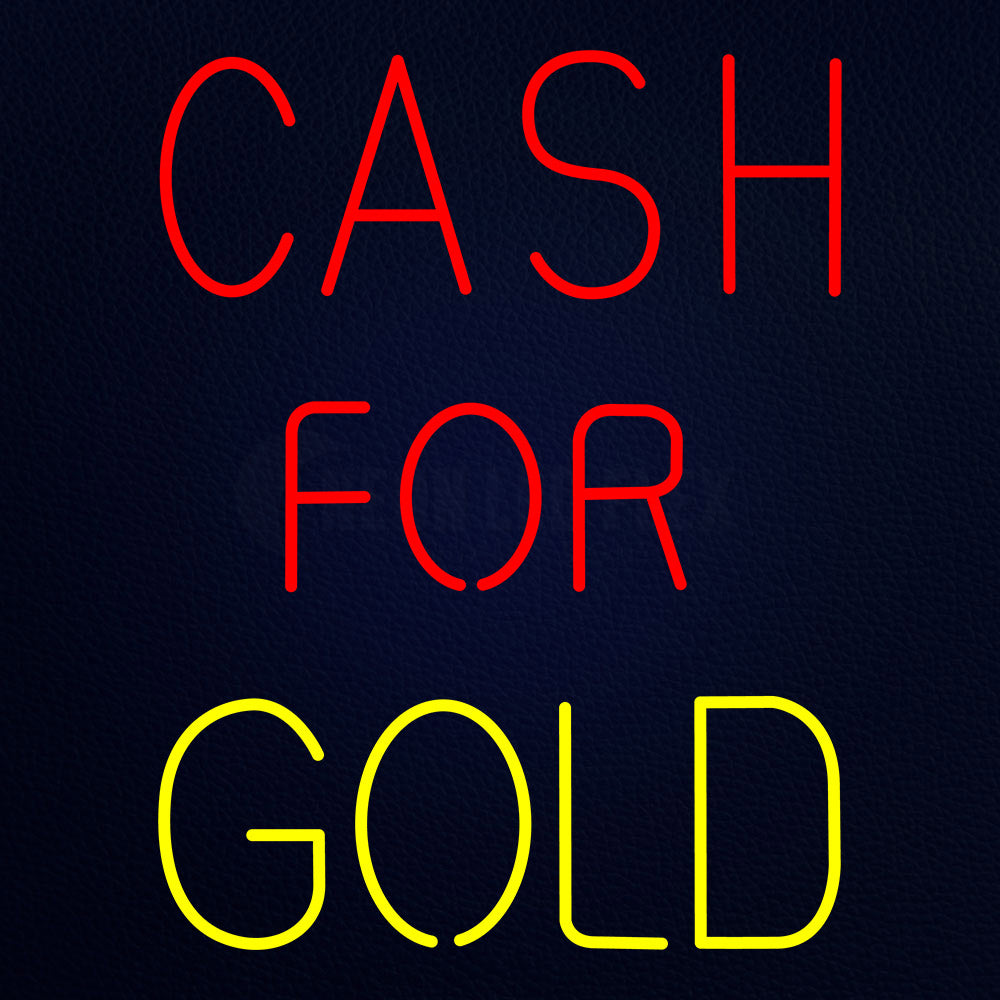 Cash For Gold Neon Flex Sign